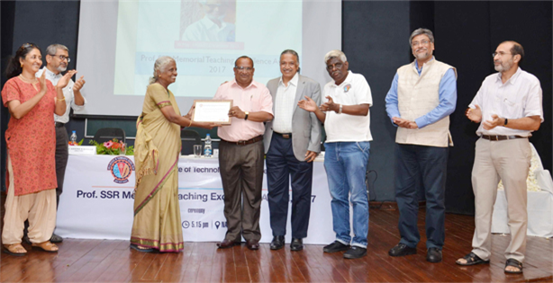 Prof. SS Ranganathan Memorial Teaching Excellence Award, 2017 Conferred to Prof. P. Srinivansan