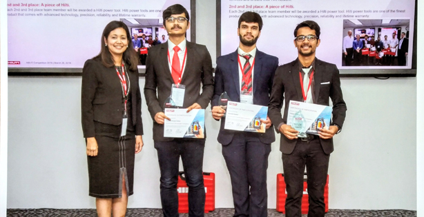 BITS Pilani Students Win People’s Choice Award in Hilti IT Competition 2018 Held in Malaysia