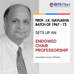 J.K. Navlakha (1972) Chair Professorship